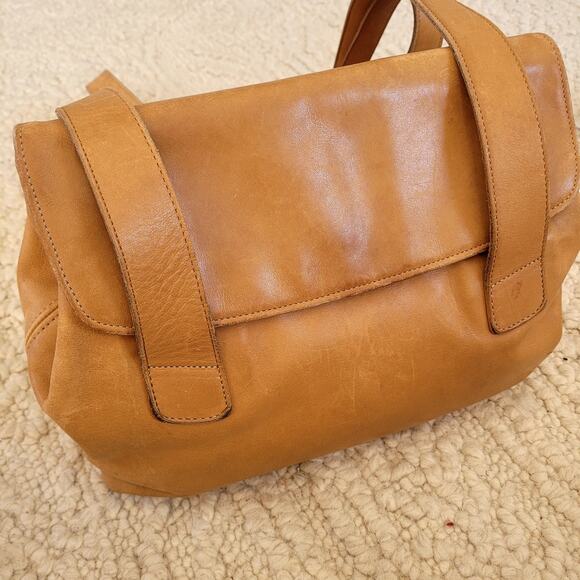 Vtg Coach Riverside Bag Tan Leather Shoulder bag Purse - Picture 6 of 8